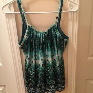 Licorice Spaghetti Strap Top